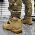Мужские водонепроницаемые Ботинки Makva на гибкой резиновой подошве / Легкие Берки койот размер 43 - изображение 4