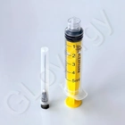 Шприц инъекционный трехкомпонентный одноразовый стерильный ALEXPHARM Luer Lock 5 мл с иглой 22G 0.7x40 мм, 120 шт. - изображение 3