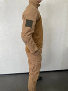 Тактичний костюм з наколінниками та налокітниками (убакс + штани) койот для ЗСУ L - зображення 5