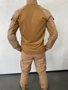 Тактичний костюм з наколінниками та налокітниками (убакс + штани) койот для ЗСУ L - зображення 6