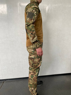 Костюм армейский мультикам-койот с наколенниками и налокотниками (убакс + штаны) CoolMax S - изображение 4