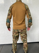 Костюм армійський мультикам-койот з наколінниками та налокітниками (убакс + штани) CoolMax S - зображення 5