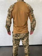 Тактическая форма CoolMax (убакс + штаны) со вставками пиксель-койот XL - изображение 4