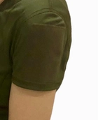 Женская футболка тактическая военная XS олива - изображение 3