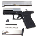 Стартовий пістолет KUZEY GN-19#1 Shiny Chrome Plating/Black Grips - зображення 7
