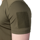 Футболка чоловіча тактична польова повсякденна футболка для спецсужб (L) Олива (OPT-6561) - зображення 5