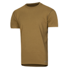 Футболка чоловіча тактична польова повсякденна футболка для спецсужб S Койот (OPT-7181) - зображення 1