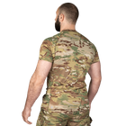 Футболка чоловіча тактична польова повсякденна футболка для спецсужб (XL) Multicam (OPT-9331) - зображення 4