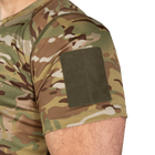 Футболка чоловіча тактична польова повсякденна футболка для спецсужб (M) Multicam (OPT-8341) - зображення 5