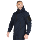 Куртка тактична зносостійка легка тепла куртка для спецслужб XXL Синій (OPT-41041) - зображення 3