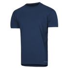 Футболка чоловіча тактична польова повсякденна футболка для спецсужб S Синій (OPT-7181) - зображення 1