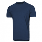 Футболка чоловіча тактична польова повсякденна футболка для спецсужб XS Синій (OPT-7181) - зображення 1