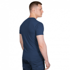 Футболка чоловіча тактична польова повсякденна футболка для спецсужб XS Синій (OPT-7181) - зображення 4