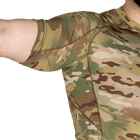 Футболка тактическая мужская летняя повседневная футболка для силовых структур XXXL Multicam (OPT-9331) - изображение 6