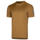 Футболка мужская тактическая полевая повседневная футболка для спецсужб XXXL Койот (OPT-6151) - изображение 1