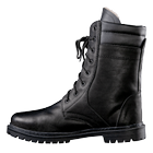 Берці польові зносостійкі черевики для силових структур KOMBAT 36 Чорний (OPT-25601) - зображення 3