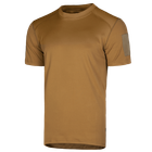 Футболка мужская тактическая полевая повседневная футболка для спецсужб XXXL Койот (OPT-6151) - изображение 9
