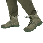 Ботинки тактические мужские износостойкие полевые берцы для силовых структур 45 Олива (OPT-43441) - изображение 2