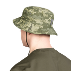Панама тактическая универсальная маскировочный головной убор для спецслужб 58 ММ14 (OPT-5201) - изображение 3