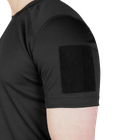 Футболка чоловіча тактична польова повсякденна футболка для спецсужб (S) Чорний (OPT-6561) - зображення 5
