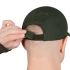 Бейсболка тактическая универсальная кепка для спецслужб CAMOTEC 6609 Олива (OPT-5401) - изображение 4