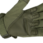 Рукавички тактичні вентиляційні універсальні рукавиці для спеціальних та силових підрозділів L Олива (OPT-6551) - зображення 4