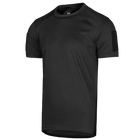 Футболка чоловіча тактична польова повсякденна футболка для спецсужб (M) Чорний (OPT-6561) - зображення 1