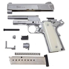 Стартовий пістолет Kuzey 911 SX#3 Shiny Chrome Plating/White Grips - зображення 7