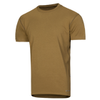 Футболка чоловіча тактична польова повсякденна футболка для спецсужб M Койот (OPT-7181) - зображення 1