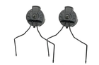 Навушники електронні активні тактичні для захисту слуху для спецслужб з мікрофоном KOMBAT M32 оливковий (OPT-38001) - зображення 4