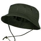 Панама тактическая универсальная маскировочный головной убор для спецслужб 60 Олива (OPT-5201) - изображение 9