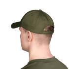 Бейсболка тактическая универсальная кепка для спецслужб CAMOTEC 5840 Олива (OPT-5401) - изображение 3