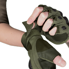 Перчатки тактические полевые универсальные рукавицы для охотников и силовых структур L Олива (OPT-5151) - изображение 2