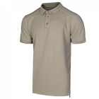 Поло тактическое мужское повседневная дышащая футболка для силовых структур KOMBAT XS Бежевый (OPT-7981) - изображение 1
