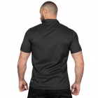 Поло футболка тактична польова повсякденна футболка для силових структур S Чорний (OPT-7681) - зображення 4