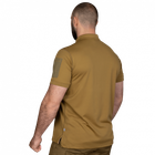 Поло футболка тактична польова повсякденна футболка для силових структур M Койот (OPT-9601) - зображення 4