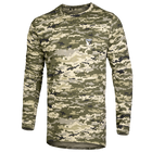 Лонгслив тактичечкий мужская футболка с длинным рукавом для силовых структур L ММ14 (OPT-5351) - изображение 1