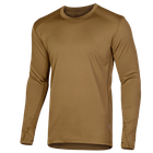 Чоловічий лонгслів тактовний чоловіча футболка з довгим рукавом для силових структур (L) Койот (OPT-8561) - зображення 1