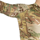 Чоловічий лонгслів тактичний чоловіча футболка з довгим рукавом для силових структур L Multicam (OPT-11151) - зображення 6