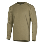 Лонгслив тактический универсальный повседневная футболка для охоты рыбалки и занятий спортом XL Хаки (OPT-32641) - изображение 1