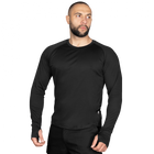 Чоловічий футболок з довгим рукавом для силових структур S Чорний (OPT-6111) - зображення 3