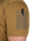 Поло футболка тактическая полевая повседневная футболка для силовых структур L Койот (OPT-9601) - изображение 5