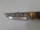 Мисливський ніж Лев бронза ручної роботи Гранд Презент Н024 - зображення 5