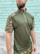 Тактическая футболка военная с коротким рукавом камуфляжная одежда для мужчин 52 (193830) - изображение 3