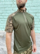 Тактическая футболка военная с коротким рукавом камуфляжная одежда для мужчин 54 (193830) - изображение 3