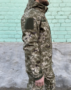 Военный пиксельный костюм тактический камуфляжная форма для ВСУ софтшел демисезон пиксель 52-54 (194317) - изображение 5