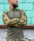Пиксельная кофта военная Тактическая Рубашка Убакс (UBACS) с длинным рукавом пиксель ВСУ 48 (194326) - изображение 6