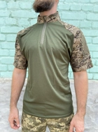 Тактична футболка військова з коротким рукавом убакс камуфляжний одяг для чоловіків 58 (193830) - зображення 1