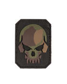 Нашивка на липучці Sturm Mil-Tec Skull Patch PVC 3D (Small) Woodland 6 x 4,5 cm (16832020) - зображення 1