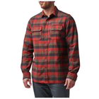 Сорочка тактична 5.11 Tactical Lester Long Sleeve Shirt Red Bourbon Plaid 2XL (72532-164) - зображення 2